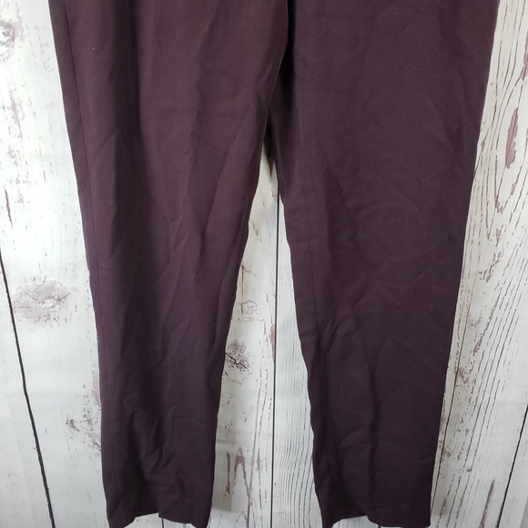 Rafaella Casual Pants Womens Size 6P Cropped Flat Stretch Purple - Picture 4 of 8